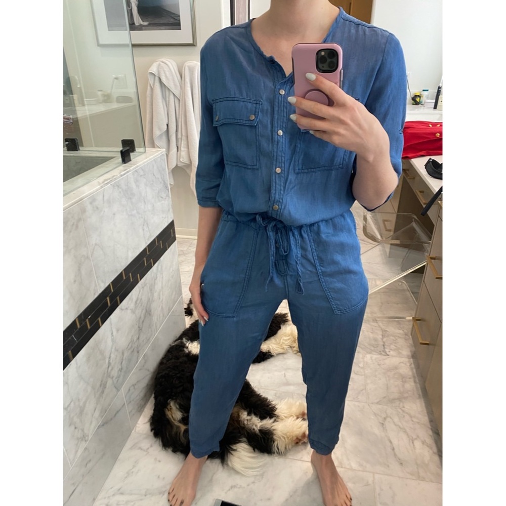 Trina Turk Denim Jumpsuit